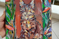 cat custom portraite