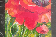 Poppy Flower Painting