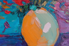 Poppies Still Life Original Oil Painting