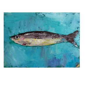 Sardine Still Life Kitchen Art
